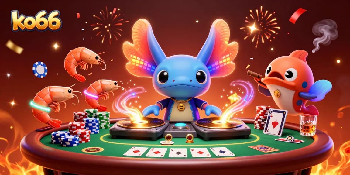 Experience thrilling games like ko66 with colorful characters and vibrant casino elements.