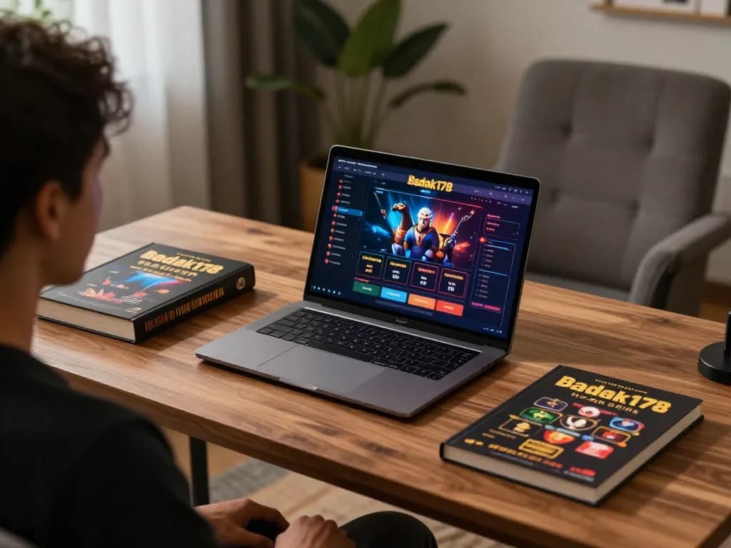 Experience online gaming excitement with badak178 in a cozy home setup