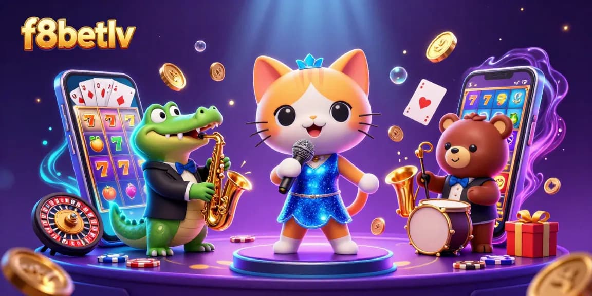 Win big with f8betlv's colorful slot games featuring captivating characters and vibrant aesthetics.