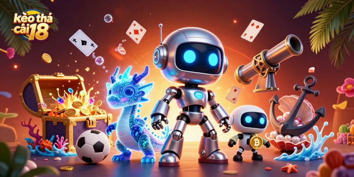 Experience the thrill of kèo nhà cái 18 with vibrant gambling action and dynamic characters.