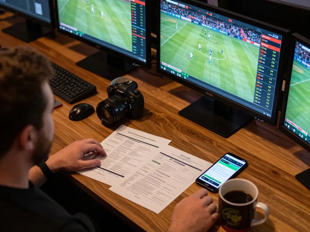View of a person engaging in online betting at home, showcasing xx88 58k exciting sports wagering experience
