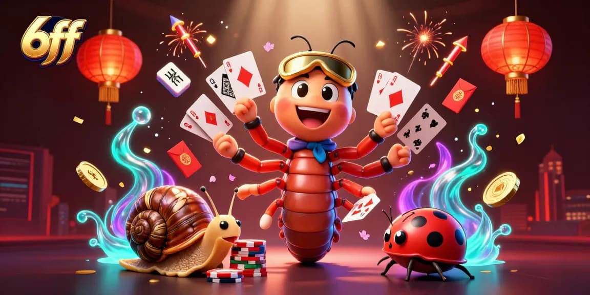 Experience thrilling gameplay at 6ff with vibrant characters and dynamic casino elements present in an entertaining atmosphere.