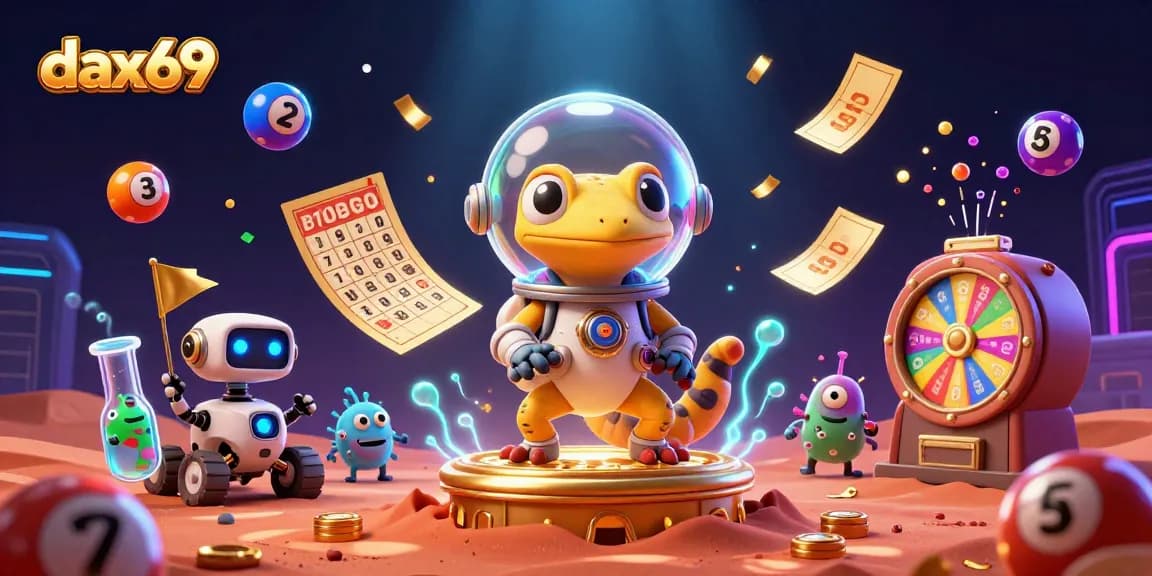 Gali kesenangan bermain di dax69 dengan gecko Mars menemukan kasino emas di pasir merah.