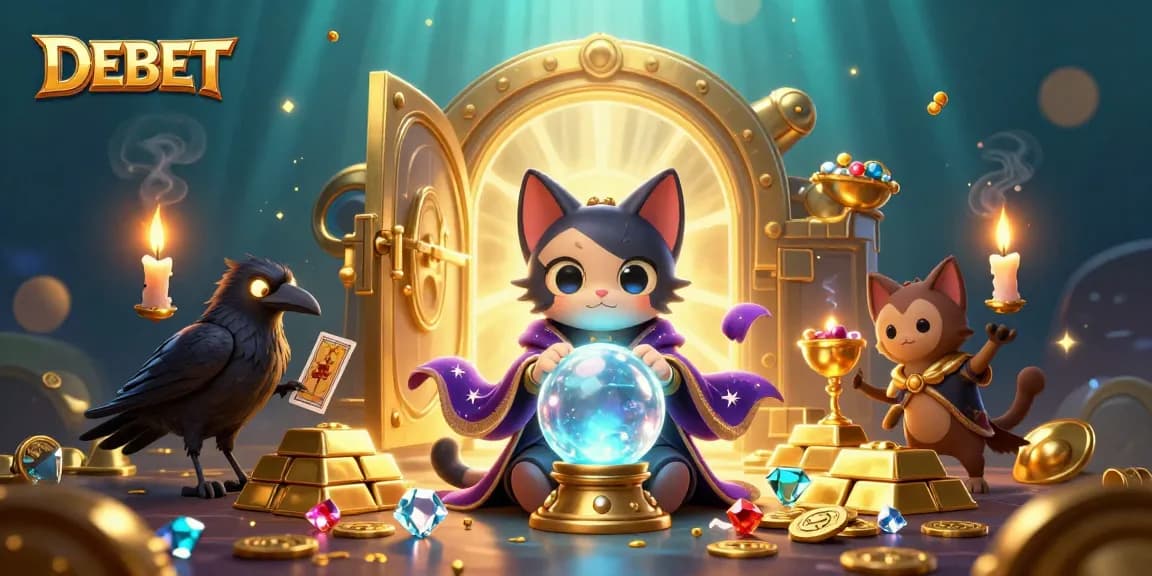 DEBET captivates players with thrilling casino experiences surrounded by treasure and mystique.