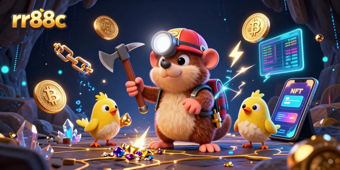 Engage in thrilling crypto gambling adventures with rr88c, as moles mine precious treasures.
