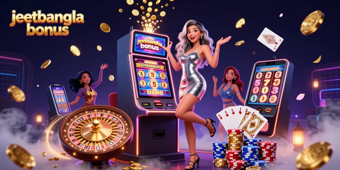 Engage with the exciting jeetbangla bonus at JeetBangla while enjoying vibrant casino visuals and gaming elements.
