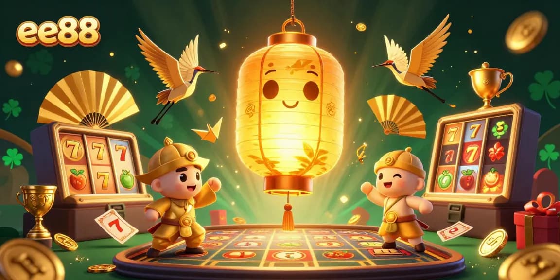Experience the excitement of connecting with the golden lantern spirit at ee88's casino.