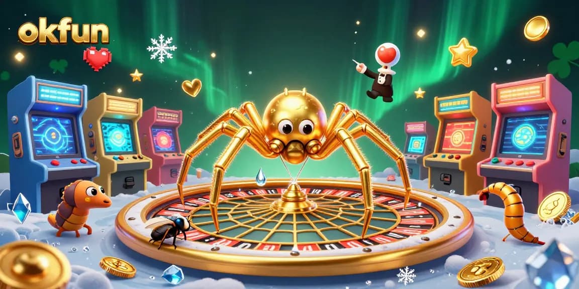 Experience thrilling bets at okfun with 3D casino characters in an exciting gaming scene.