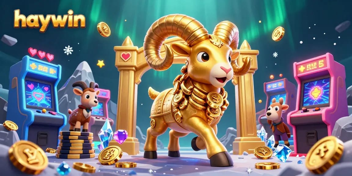 Experience the thrill of haywin with a vibrant, dynamic 3D casino scene full of action and colorful gaming elements.