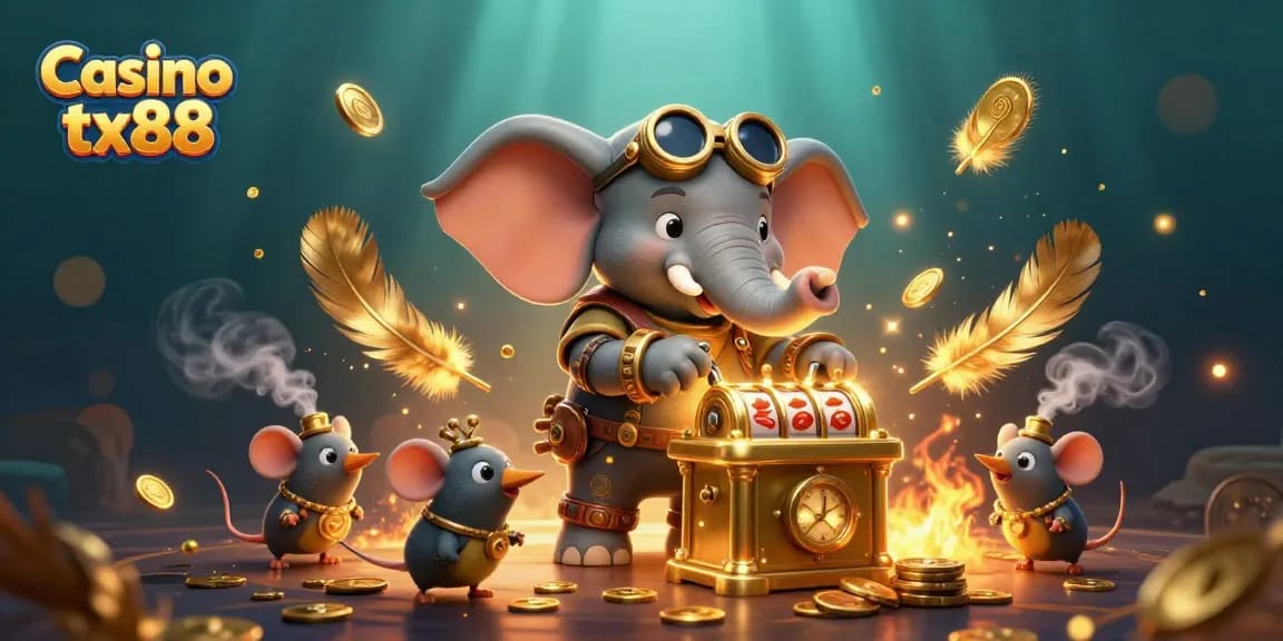 Experience the excitement of Casino tx88 with animated characters engaging in thrilling gambling scenarios.