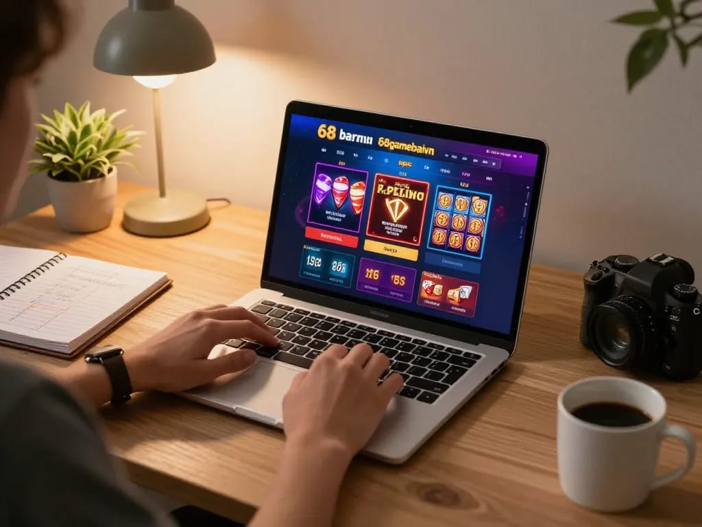 Experience dynamic online gaming at 68gamebaivn with a cozy home setup