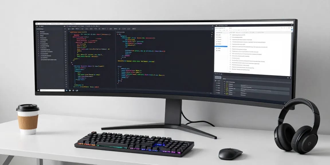 Trang chủ Thabet in a developer's environment focusing on software development and AI technology.