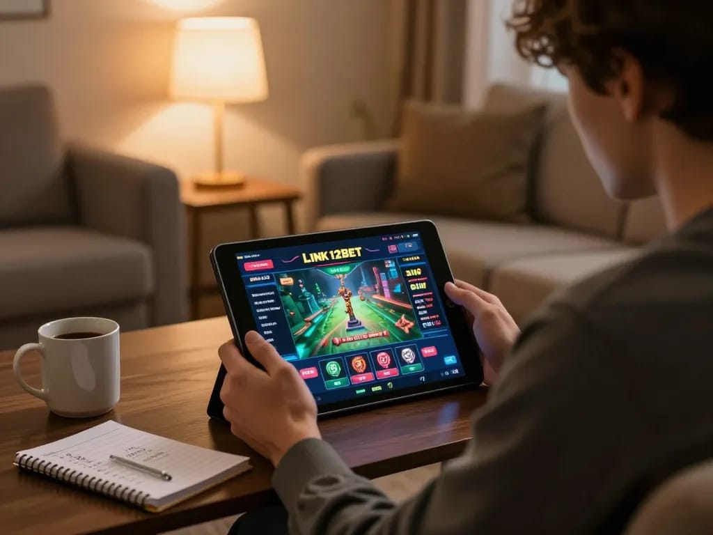 Tham gia Link 12bet trên máy tính bảng tại nhà để trải nghiệm casino trực tuyến đầy thú vị