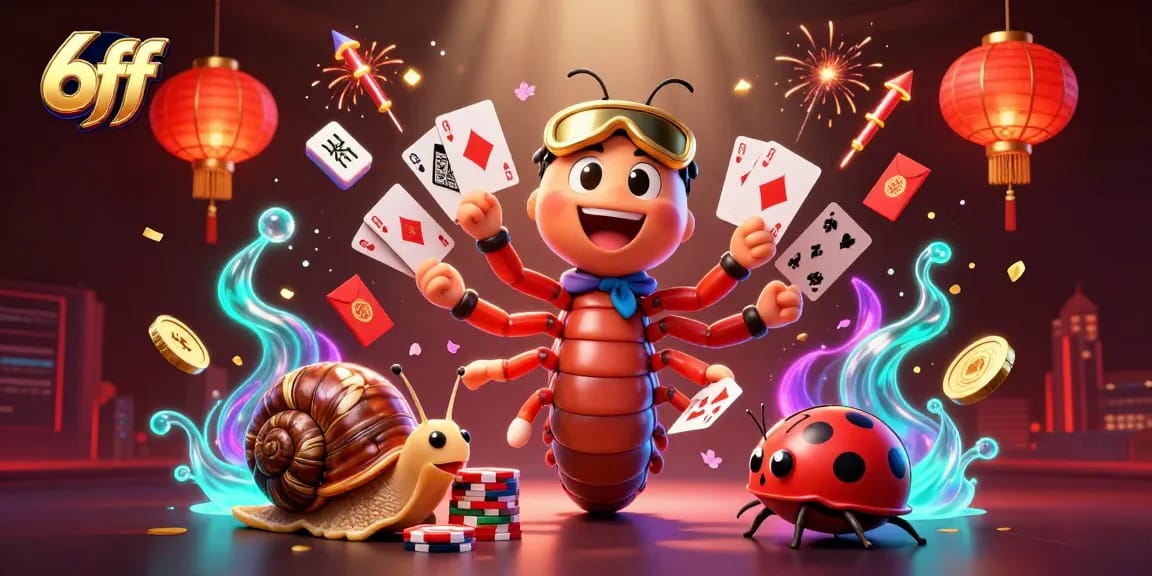 Experience thrilling gameplay at 6ff with vibrant characters and dynamic casino elements present in an entertaining atmosphere.
