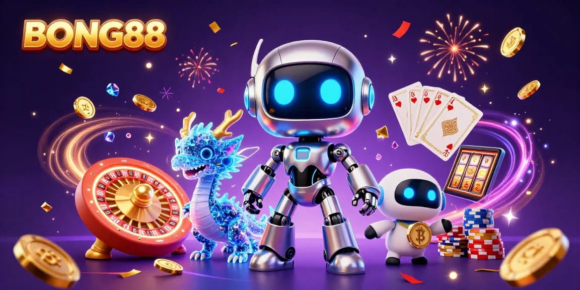 Engage with BONG88’s vibrant casino world featuring dynamic characters and dazzling game elements.