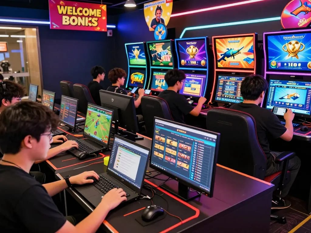 Players engaging with MM88 online betting platform in a dynamic gaming environment.