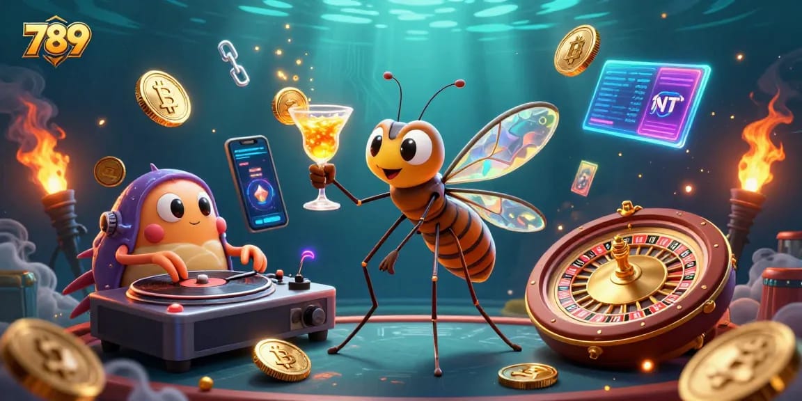 Engage with the 789 casino experience featuring a unique mascot and dynamic gaming elements.
