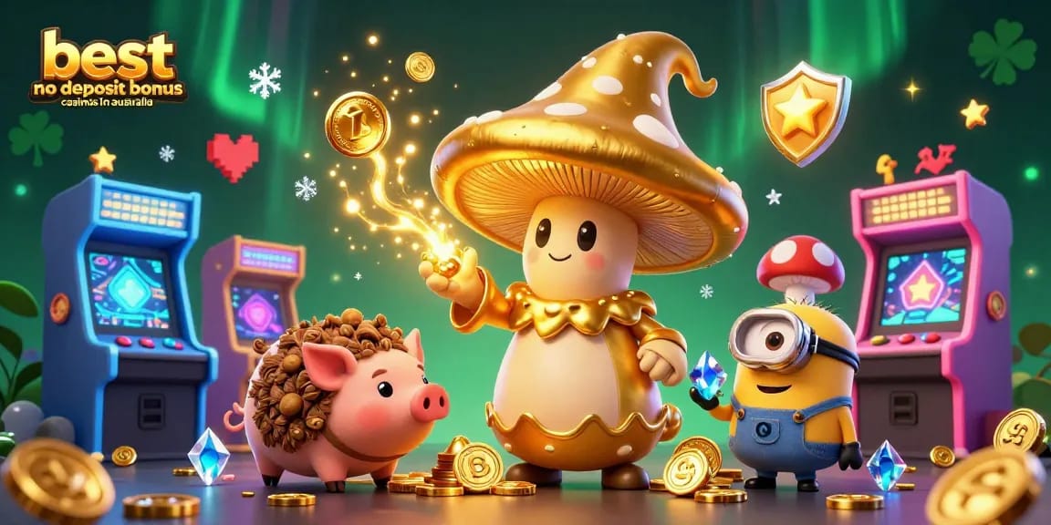 Join the excitement at the best no deposit bonus casinos in australia with dazzling treasures and vibrant gaming elements.