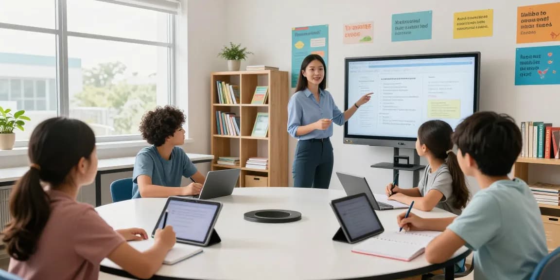 Engaging classroom with rokok88 digital curriculum resources enhancing student learning.