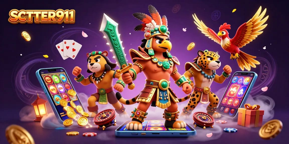 Join the action with SCATTER911 and experience colorful slot gaming adventures