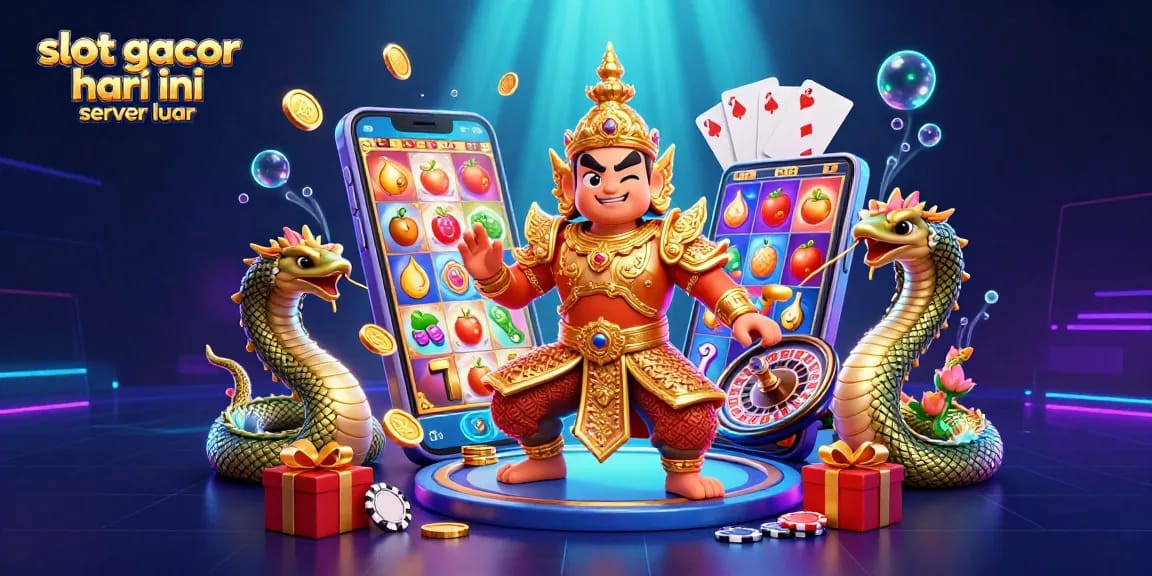 Experience the thrill of slot gacor hari ini server luar with dynamic gameplay elements and vibrant characters.