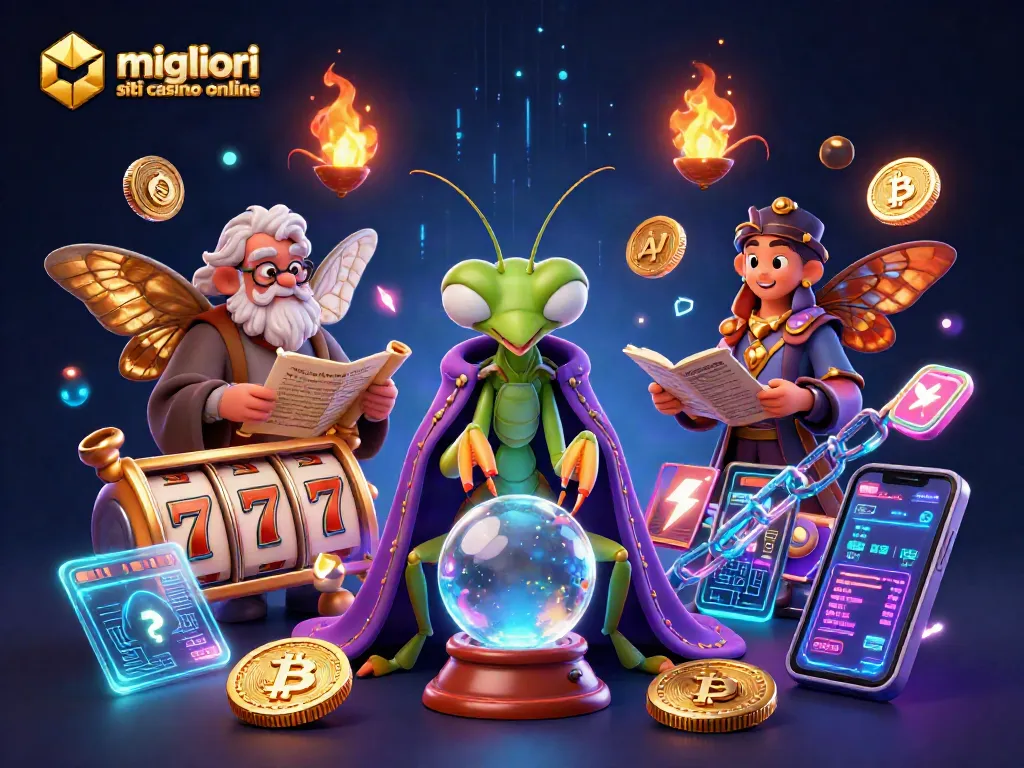 Scopri i migliori siti casino online con una scena magica che unisce fortuna e vincite.