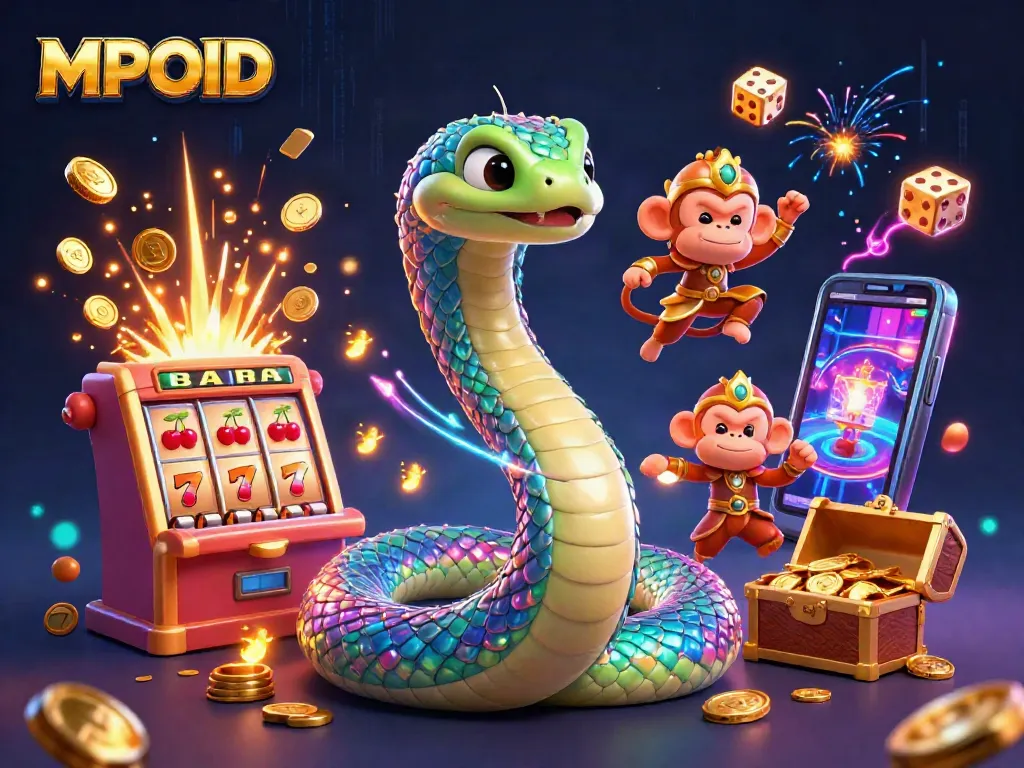 MPOID features an engaging scene with vibrant characters embodying excitement in online gaming.