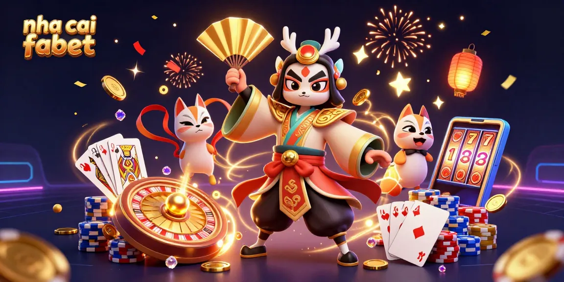Experience the excitement with nha cai fabet featuring kabuki warrior and casino elements.