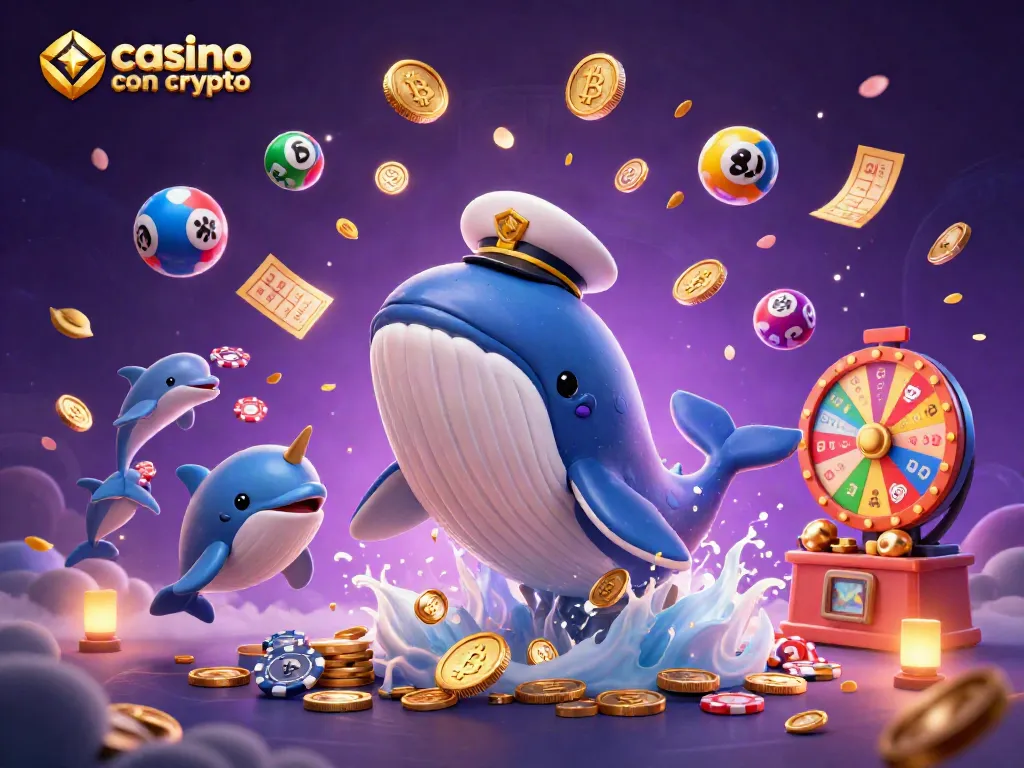 Divertiti con il casino con crypto, tra balene e delfini in un mare di monete e giochi.