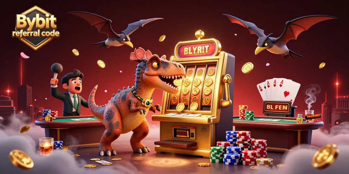 Celebrate big wins in cryptocurrency trading with Bybit referral code and dynamic casino elements.