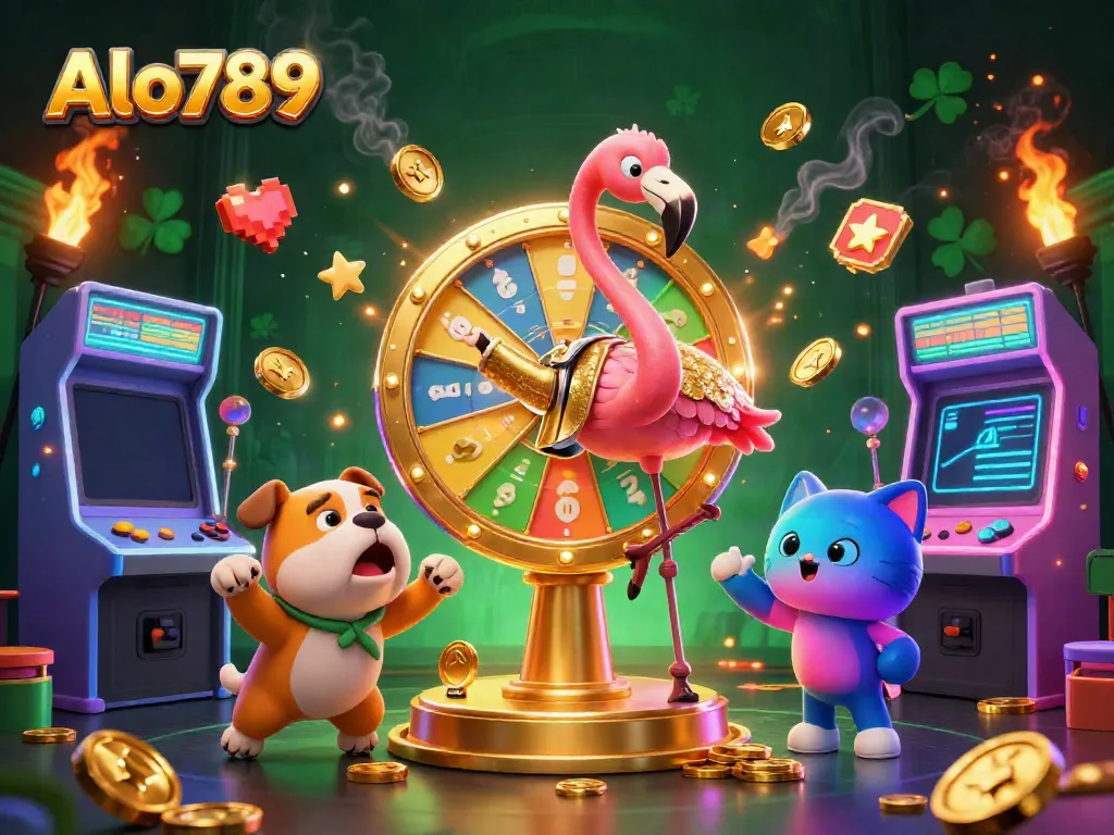 Alo789 offers dynamic gaming excitement with vibrant, lively characters and engaging gambling elements.