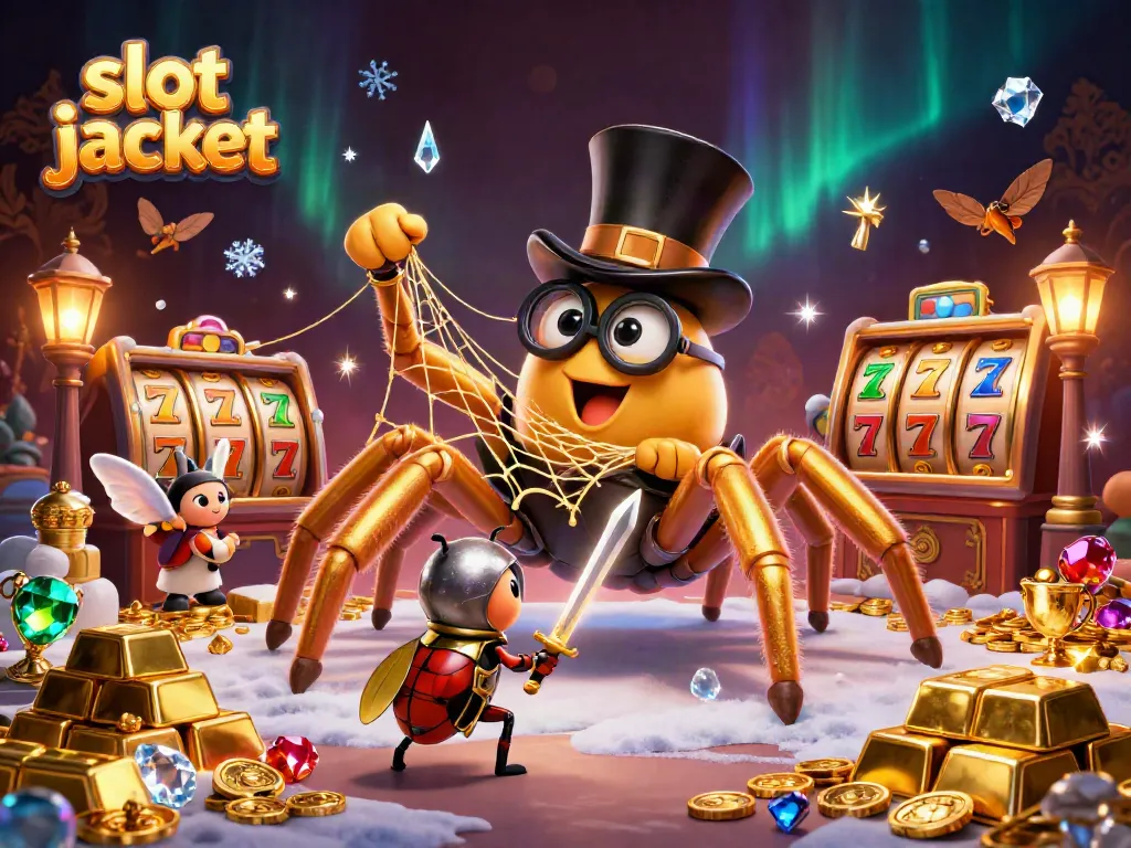 Experience thrilling slot jackpot moments with dynamic characters and dazzling casino elements.