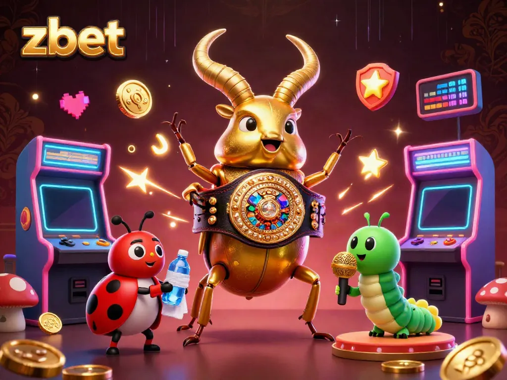 Experience thrilling gaming action at zbet with vibrant characters and casino-themed elements.