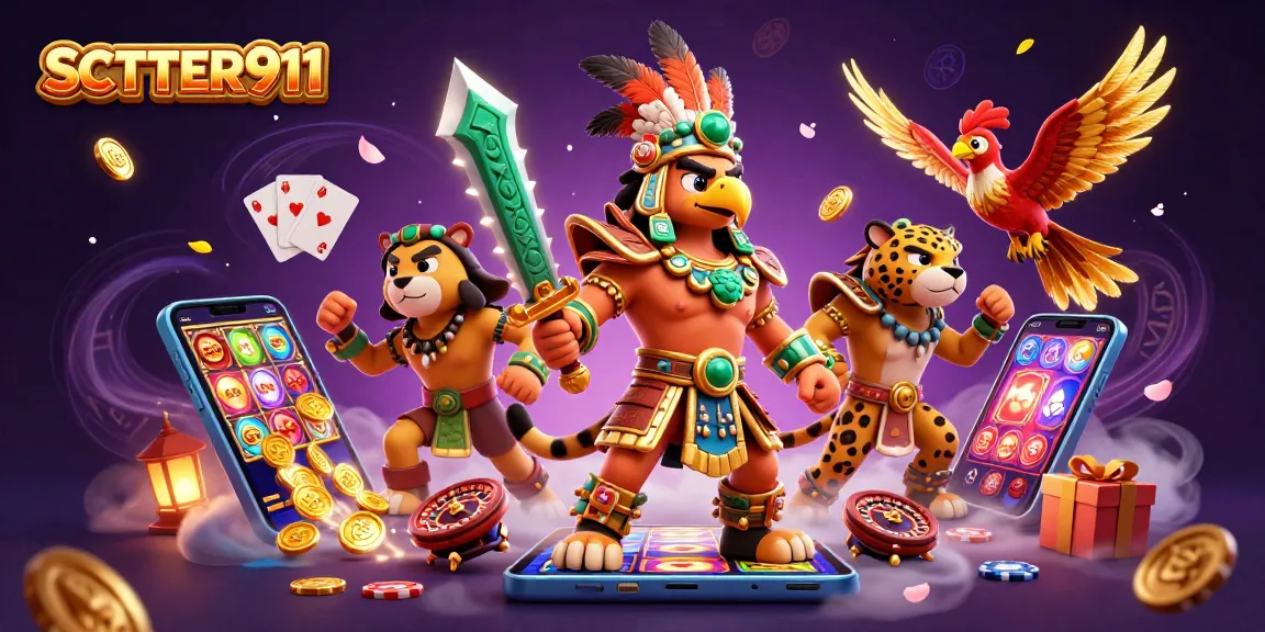 Join the action with SCATTER911 and experience colorful slot gaming adventures