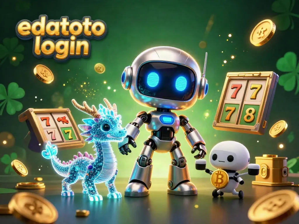 Experience fast-paced fun with edatoto login illustrated in a vibrant casino scene.
