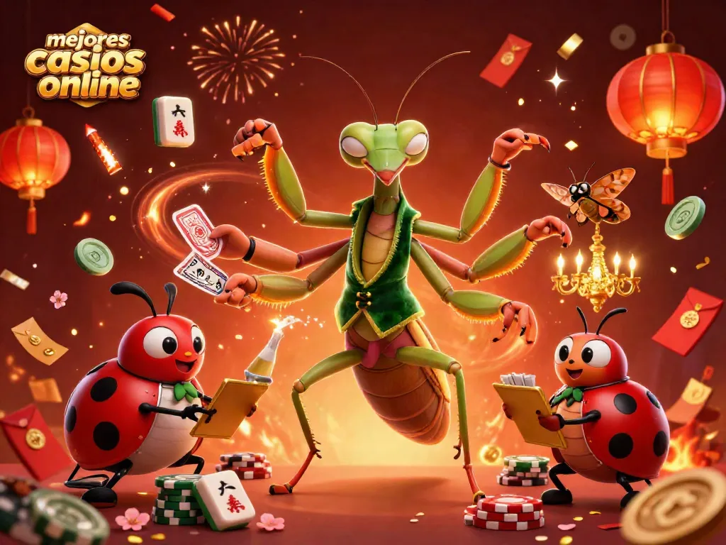 Los mejores casinos online ofrecen entretenimiento y juego en una colorida ilustración 3D.